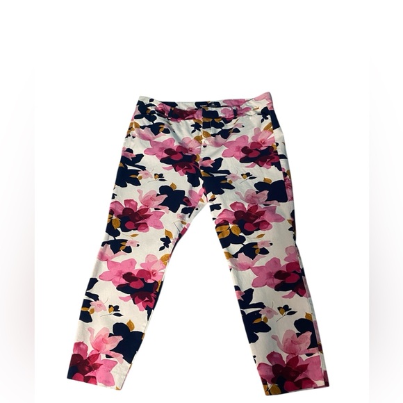 Old Navy High Rise Pixi White Floral S 18 - Picture 4 of 5